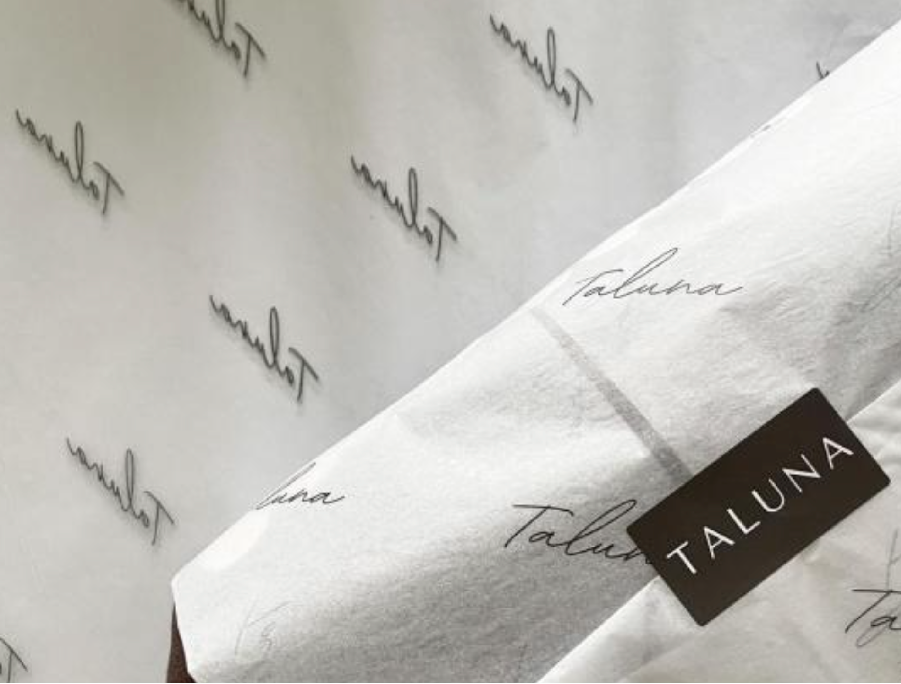 Printed White Tissue Paper - Compostable